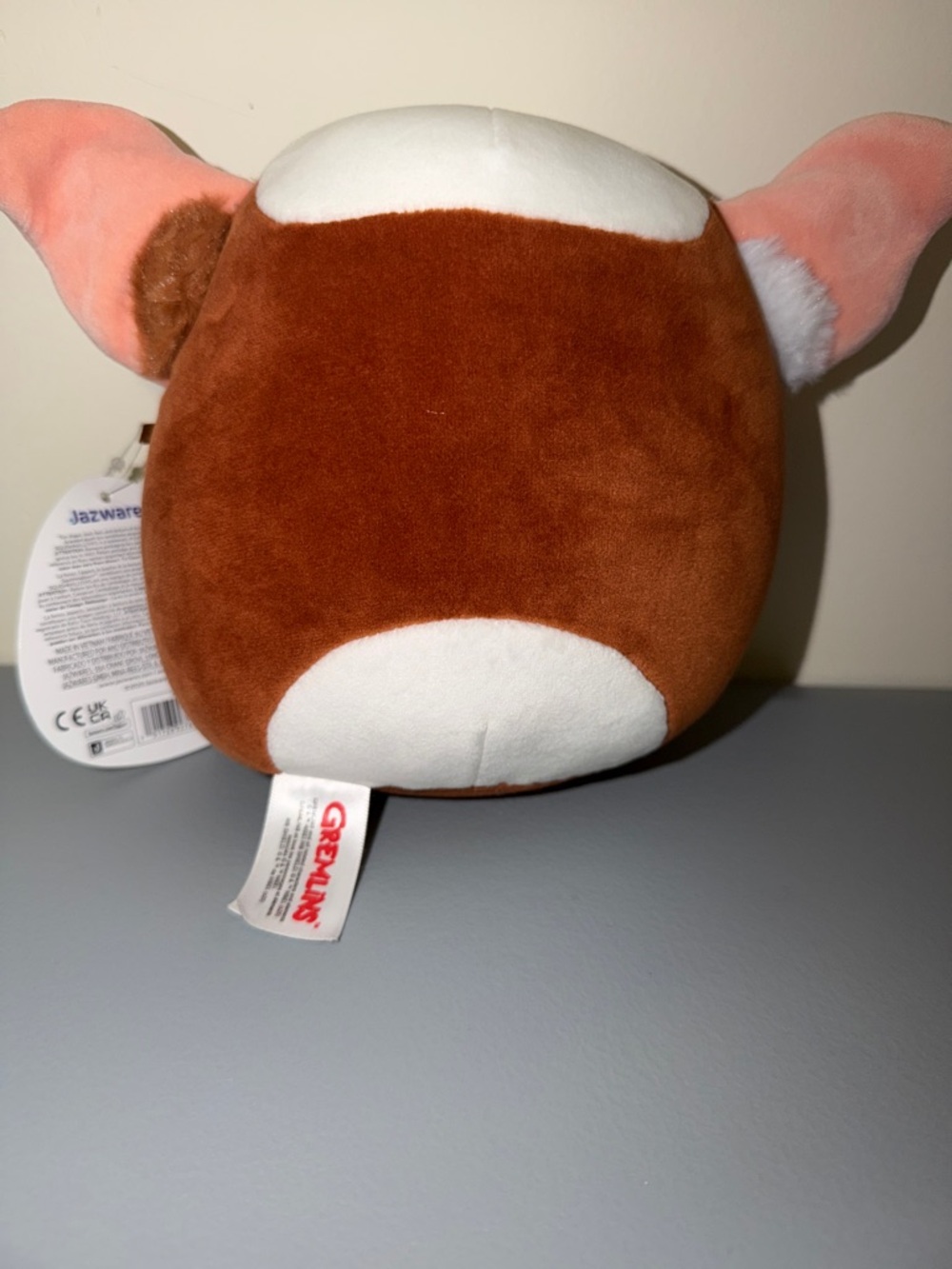 Squishmallows Gizmo Plush - Brown, White & Pink Ears - Picture 3 of 3